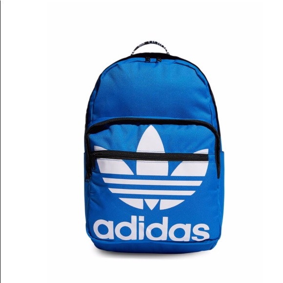 adidas trefoil backpack blue